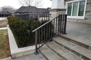 Concrete Porch Railing